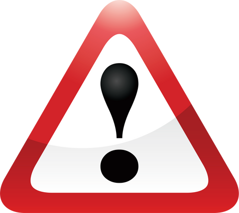 warning sign icon